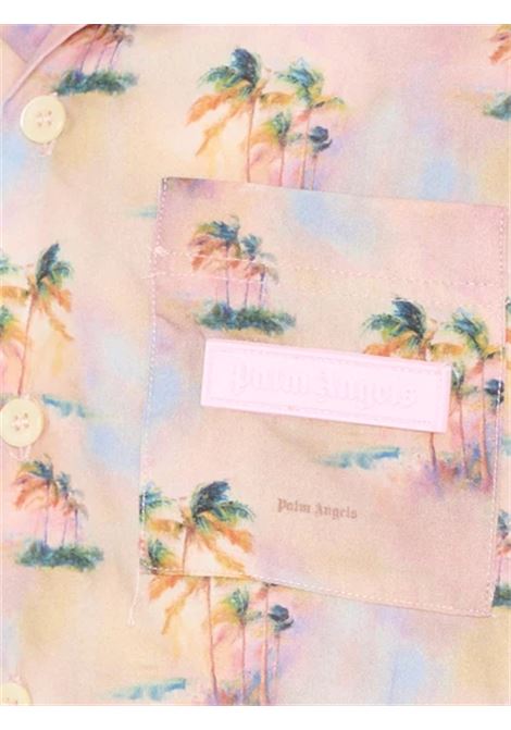 Camicia con stampa PALM ANGELS | PGGG001S26FAB001042